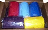 Purple, Coreless Trash Bags & Can Liners, 13 Gallon, 24 x 33″, 1.1 Mil  LLDP, 450/Carton – Poly Bag Central