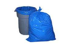 39 Gallon 1.5 Mil Lawn & Leaf Coreless Colored Trash Bags – Poly Bag ...