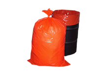 55-60 Gallon Orange Trash Bags, 1.2 Mil
