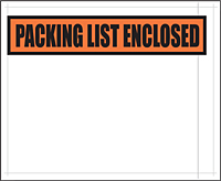 Packing List Envelopes, 4.5 x 5.5" Clear Face-0