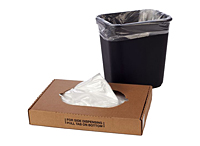 Dura-Stuff Clear LLDPE Trash Can Liners, 4 GAL