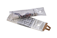 0.4 mil Clear High Density Newspaper Bags, 7.5 x 21" with Hang Hole-0