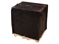 3 mil Pallet Top Covers - Black with UVI/UVA, 51 x 49 x 97"-0