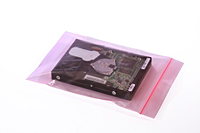 4 mil Reclosable Pink Antistatic Bags, 3 x 5"-0